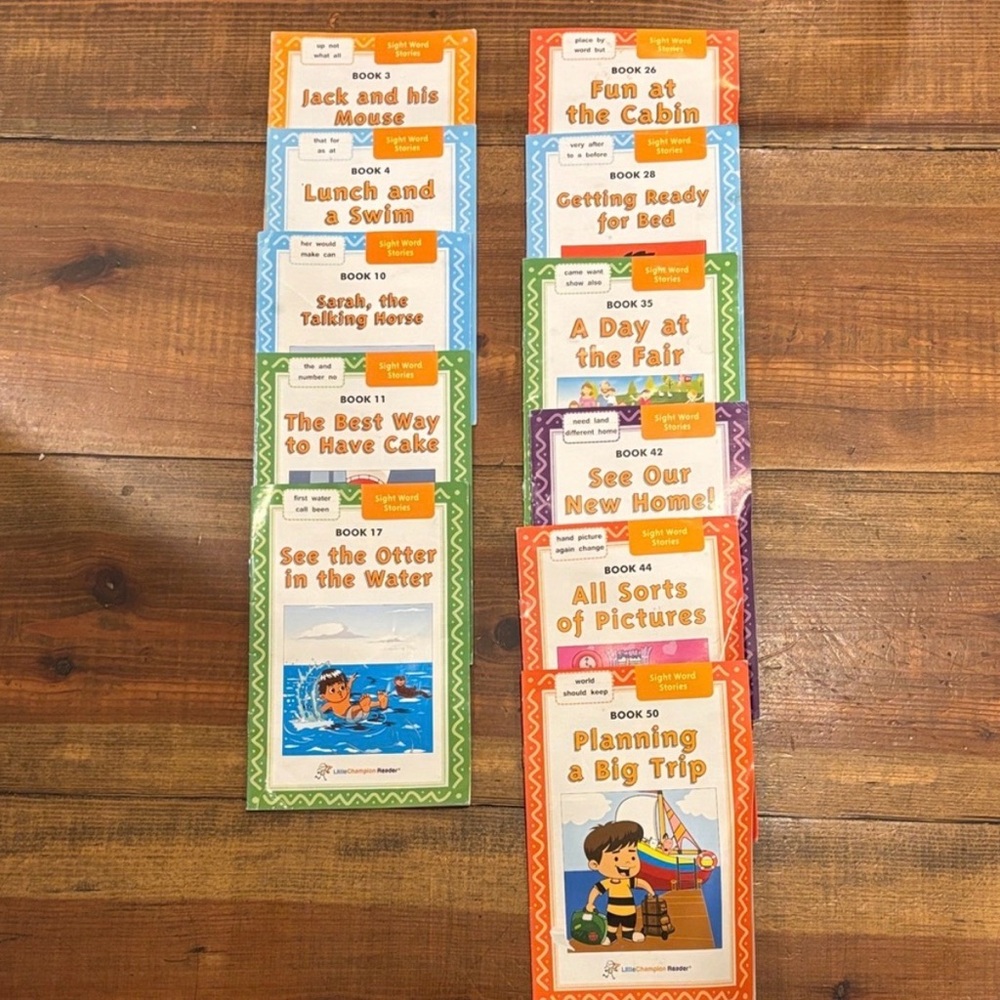 Colorful Children's Sight word Storybook Set - Picture 2 of 2
